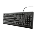 Teclado Trust 23880 Negro Inglés EEUU QWERTY