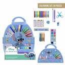 Set de Papelería Stitch Azul Maletín