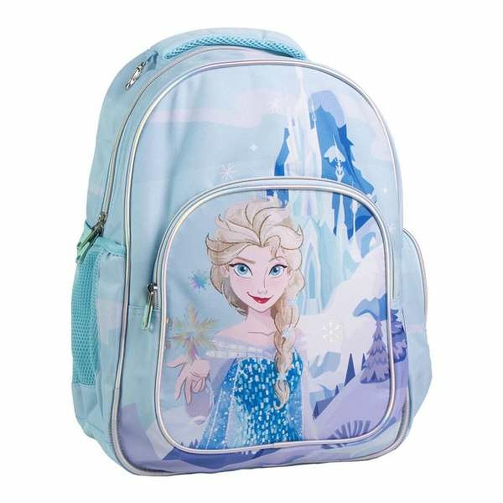 Mochila Escolar Frozen Azul