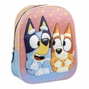3D School Bag Bluey Pink 25,0 x 31,0 x 10,0 cm