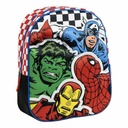 Mochila Escolar 3D The Avengers Negro 25,0 x 31,0 x 10,0 cm
