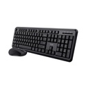 Teclado y Ratón Inalámbrico Trust TKM-350 Negro QWERTY