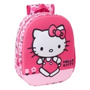 Mochila Infantil Hello Kitty Rosa 27 x 33 x 10 cm 3D