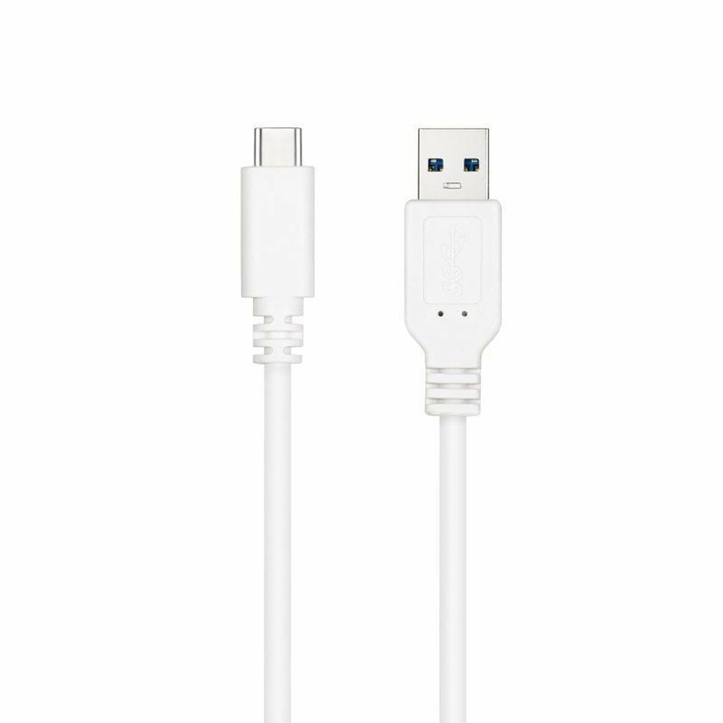 Cable USB-C a USB NANOCABLE 10.01.4002-W 2 m Blanco