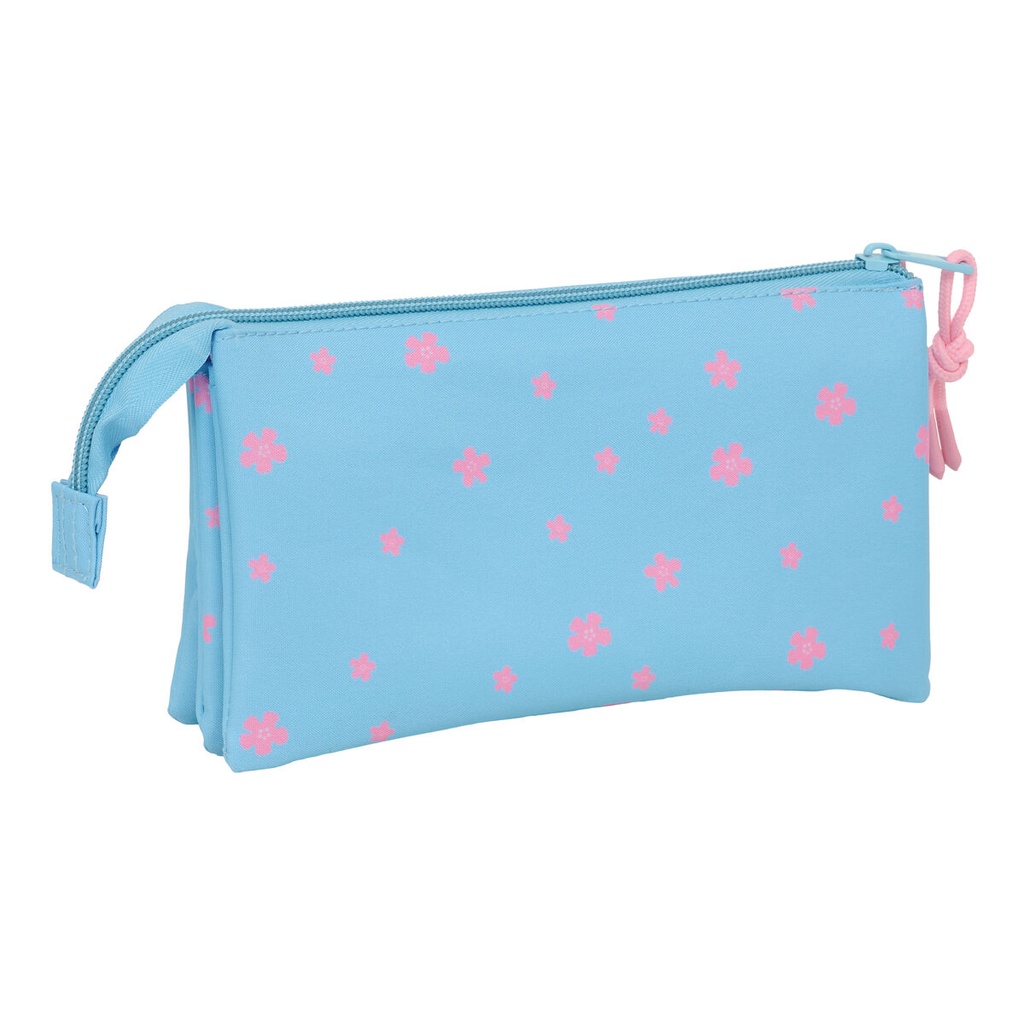 Portatodo Lilo & Stitch Happy Azul cielo 22 x 12 x 3 cm