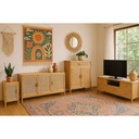 Mesa auxiliar Home ESPRIT Marrón claro