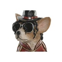 Decorative Figure Home ESPRIT Brown Golden Maroon Dog