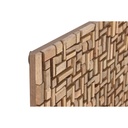 Figura Decorativa Home ESPRIT Natural Moderno 90 x 3 x 90 cm