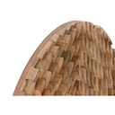 Figura Decorativa Home ESPRIT Natural Moderno 90 x 4 x 90 cm