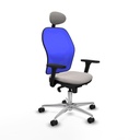 Office Chair with Headrest Jorquera Piqueras y Crespo 3D086N1 White