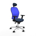Office Chair with Headrest Jorquera Piqueras y Crespo 2D086N1 Navy Blue