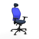 Silla de Oficina con Cabecero Jorquera Piqueras y Crespo 3D036G1 Azul marino
