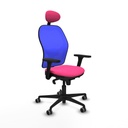 Silla de Oficina con Cabecero Jorquera Piqueras y Crespo 3D036G1 Rosa