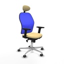 Office Chair with Headrest Jorquera Piqueras y Crespo 2D086G1 Cream