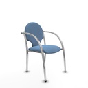 Reception Chair Hellín Piqueras y Crespo 220PTCRB13 Sky blue 2 Units