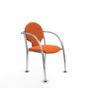 Reception Chair Hellín Piqueras y Crespo 220PTCRB308 Orange 2 Units