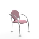 Reception Chair Hellín Piqueras y Crespo 220PTCRB710 Pink 2 Units
