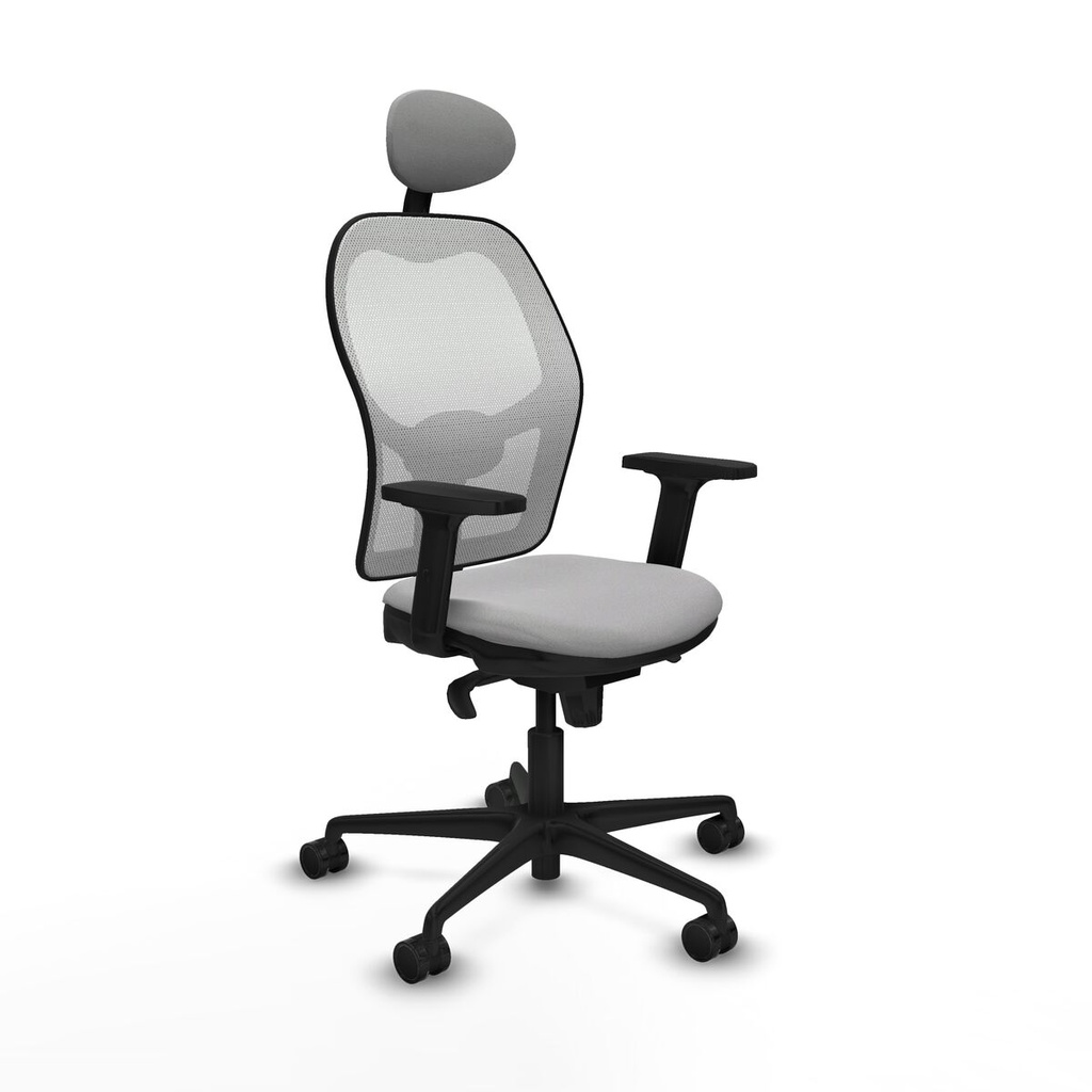 Office Chair with Headrest Jorquera Piqueras y Crespo 2D036N1 Light grey