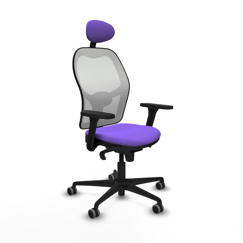 Office Chair with Headrest Jorquera Piqueras y Crespo 3D036G1 Lilac