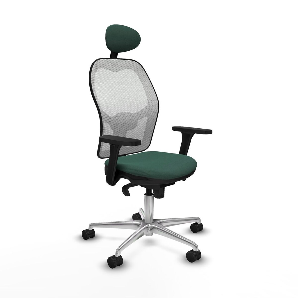 Silla de Oficina con Cabecero Jorquera Piqueras y Crespo 3D086N1 Verde