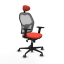 Office Chair with Headrest Jorquera Piqueras y Crespo 2D036G1 Dark Orange