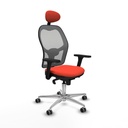 Silla de Oficina con Cabecero Jorquera Piqueras y Crespo 3D086G1 Naranja Oscuro