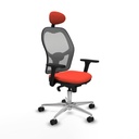 Silla de Oficina con Cabecero Jorquera Piqueras y Crespo 3D086N1 Naranja Oscuro