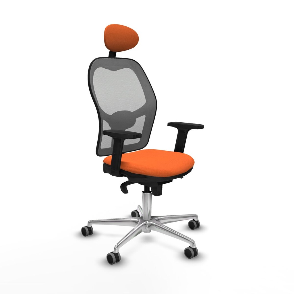 Office Chair with Headrest Jorquera Piqueras y Crespo 2D086G1 Orange