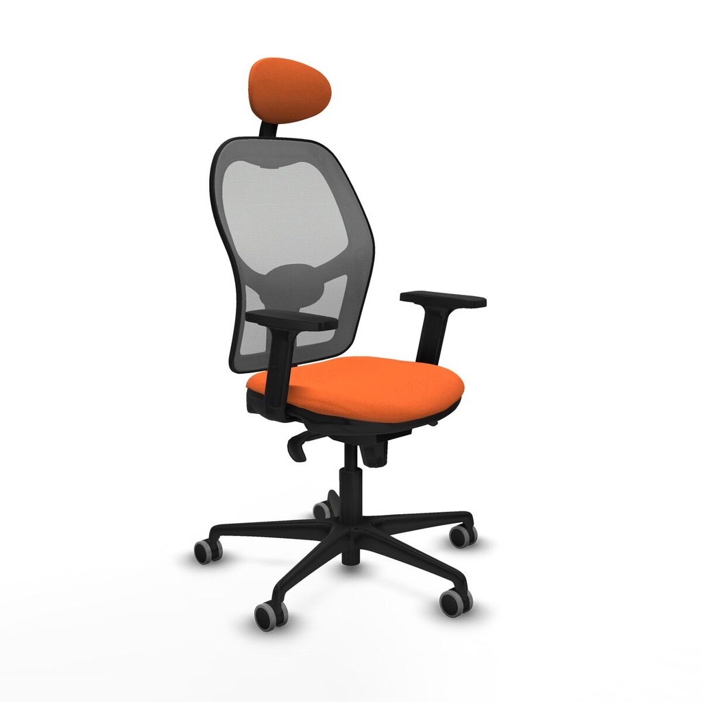 Office Chair with Headrest Jorquera Piqueras y Crespo 2D036G1 Orange