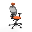 Office Chair with Headrest Jorquera Piqueras y Crespo 2D036G1 Orange