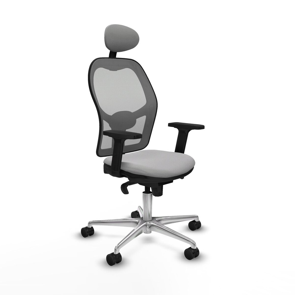 Office Chair with Headrest Jorquera Piqueras y Crespo 2D086N1 Light grey