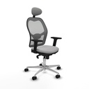 Office Chair with Headrest Jorquera Piqueras y Crespo 2D086N1 Light grey