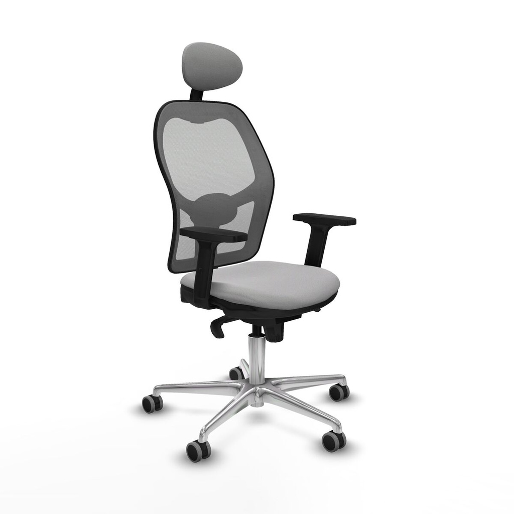 Silla de Oficina con Cabecero Jorquera Piqueras y Crespo 2D086G1 Gris claro