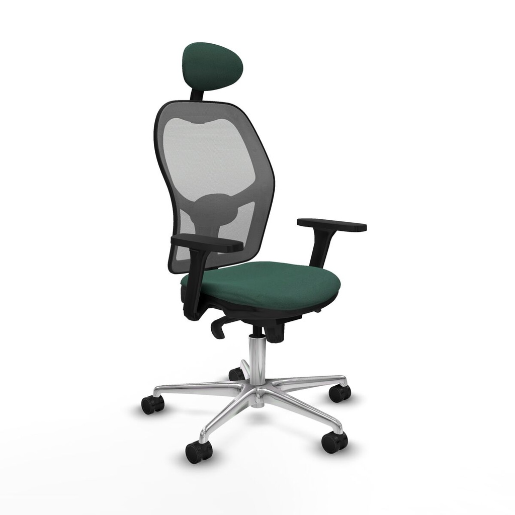 Silla de Oficina con Cabecero Jorquera Piqueras y Crespo 3D086N1 Verde