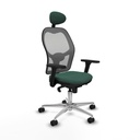 Silla de Oficina con Cabecero Jorquera Piqueras y Crespo 3D086N1 Verde
