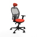Office Chair with Headrest Jorquera Piqueras y Crespo 2D036N1 Dark Orange