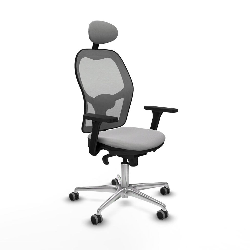 Office Chair with Headrest Jorquera Piqueras y Crespo 3D086G1 Light grey