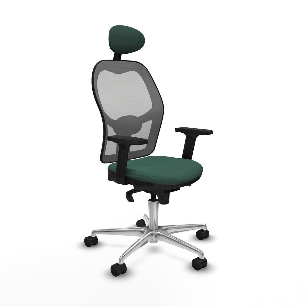Office Chair with Headrest Jorquera Piqueras y Crespo 2D086N1 Green