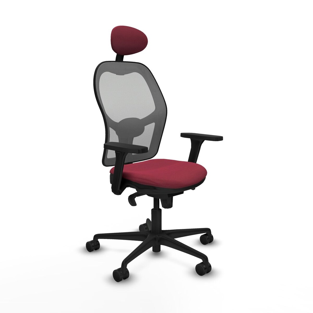 Office Chair with Headrest Jorquera Piqueras y Crespo 3D036N1 Maroon