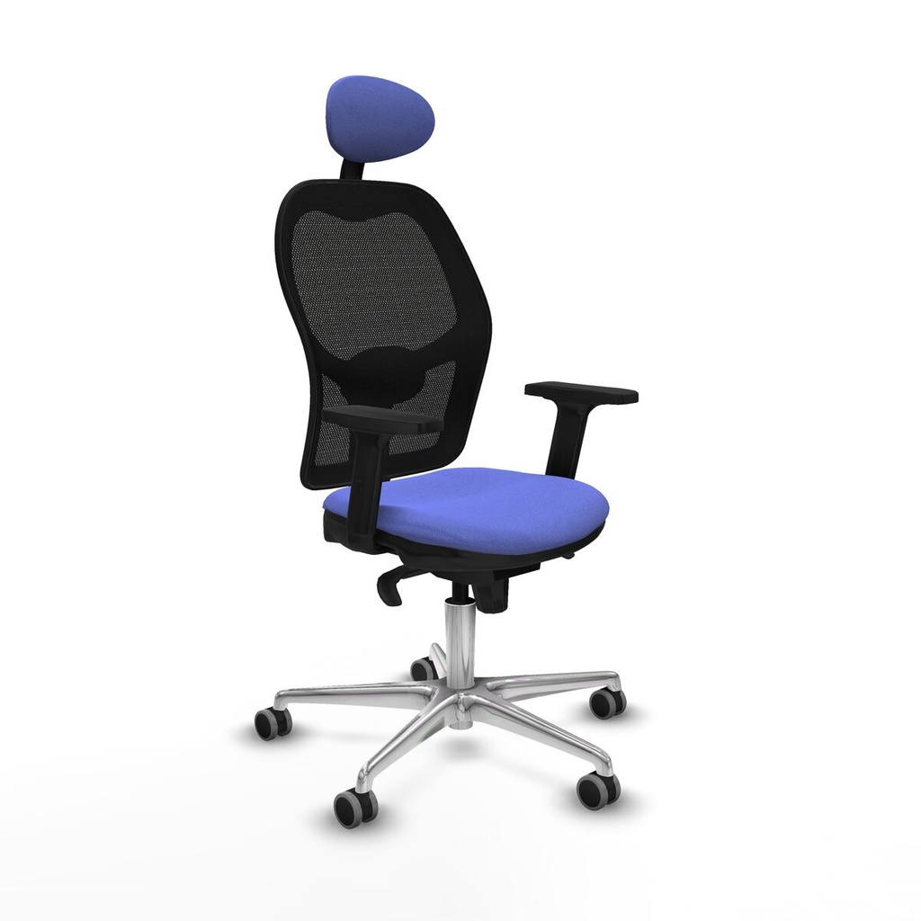 Silla de Oficina con Cabecero Jorquera Piqueras y Crespo 2D086G1 Azul claro