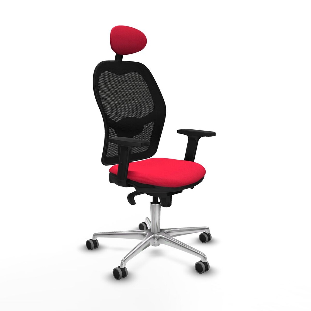 Silla de Oficina con Cabecero Jorquera Piqueras y Crespo 2D086G1 Rojo