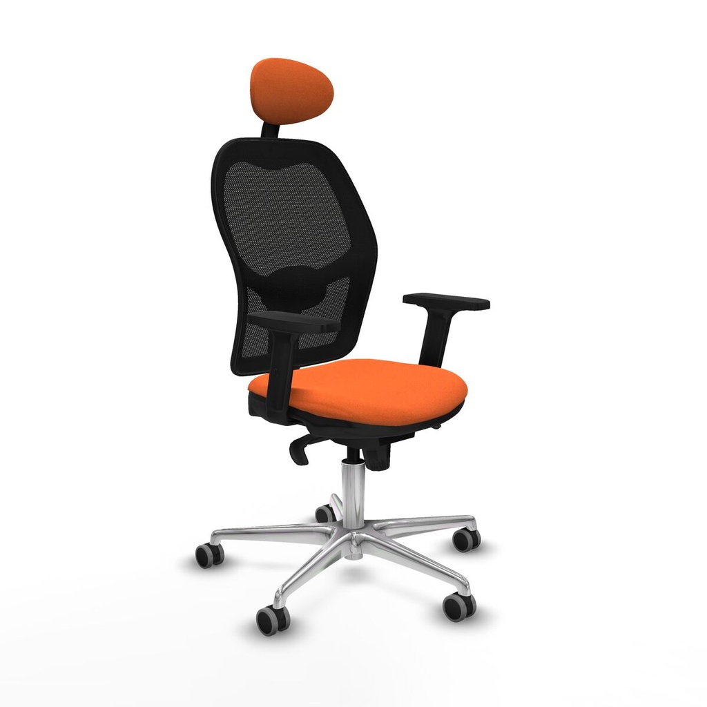 Office Chair with Headrest Jorquera Piqueras y Crespo 2D086G1 Orange