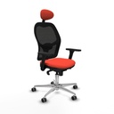 Silla de Oficina con Cabecero Jorquera Piqueras y Crespo 3D086G1 Naranja Oscuro