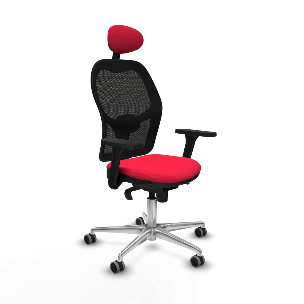 Office Chair with Headrest Jorquera Piqueras y Crespo 3D086G1 Red