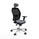 Office Chair with Headrest Jorquera Piqueras y Crespo 2D086N1 Grey