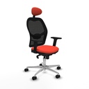 Silla de Oficina con Cabecero Jorquera Piqueras y Crespo 2D086N1 Naranja Oscuro