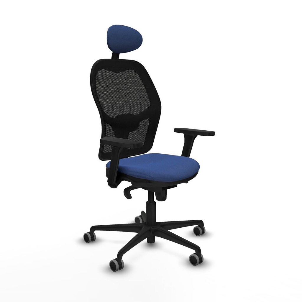 Silla de Oficina con Cabecero Jorquera Piqueras y Crespo 3D036G1 Azul marino