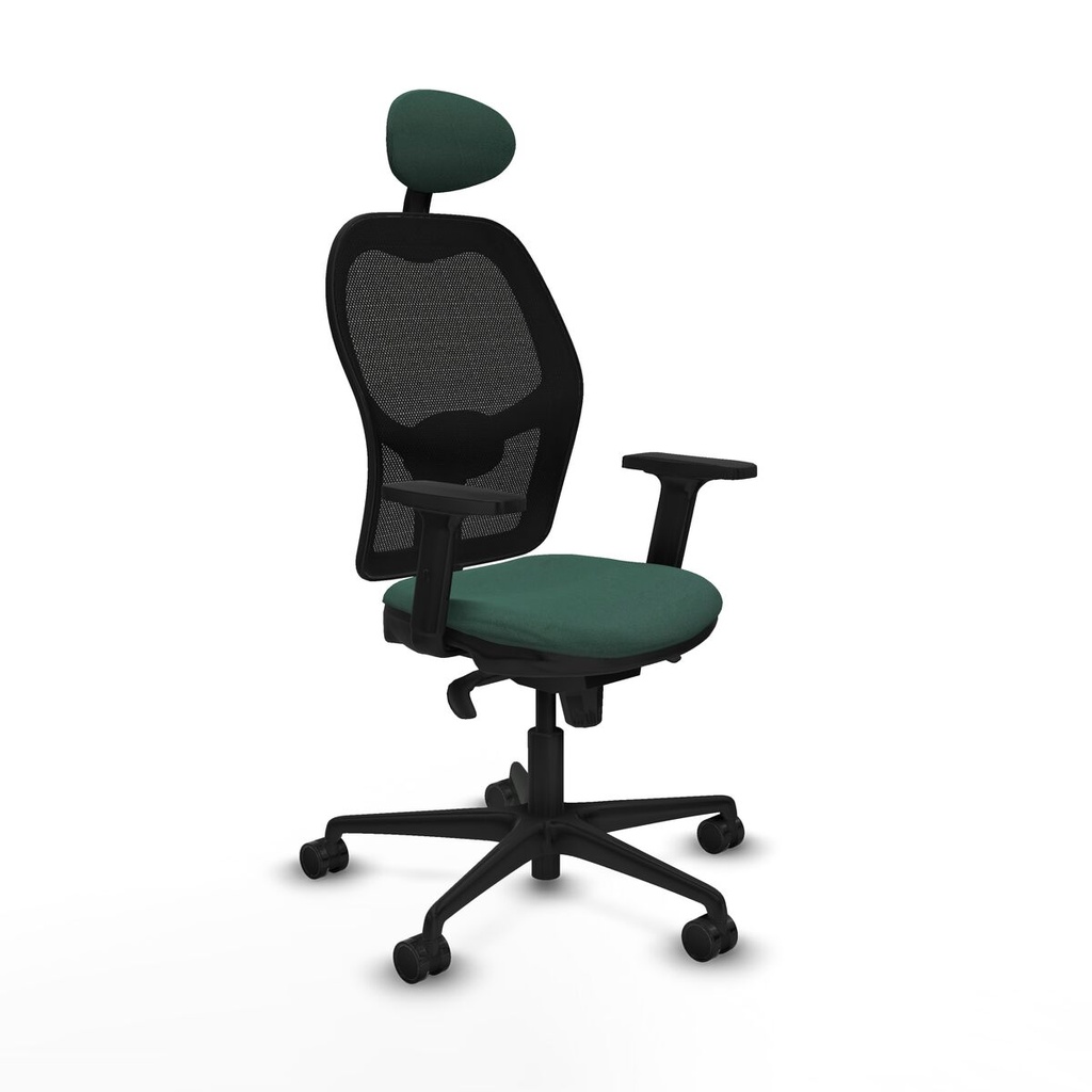 Office Chair with Headrest Jorquera Piqueras y Crespo 2D036N1 Green