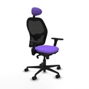 Office Chair with Headrest Jorquera Piqueras y Crespo 3D036N1 Lilac