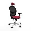 Office Chair with Headrest Jorquera Piqueras y Crespo 3D086G1 Maroon